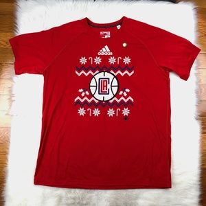 Los Angeles Clippers Adidas Climalite SS T-Shirt